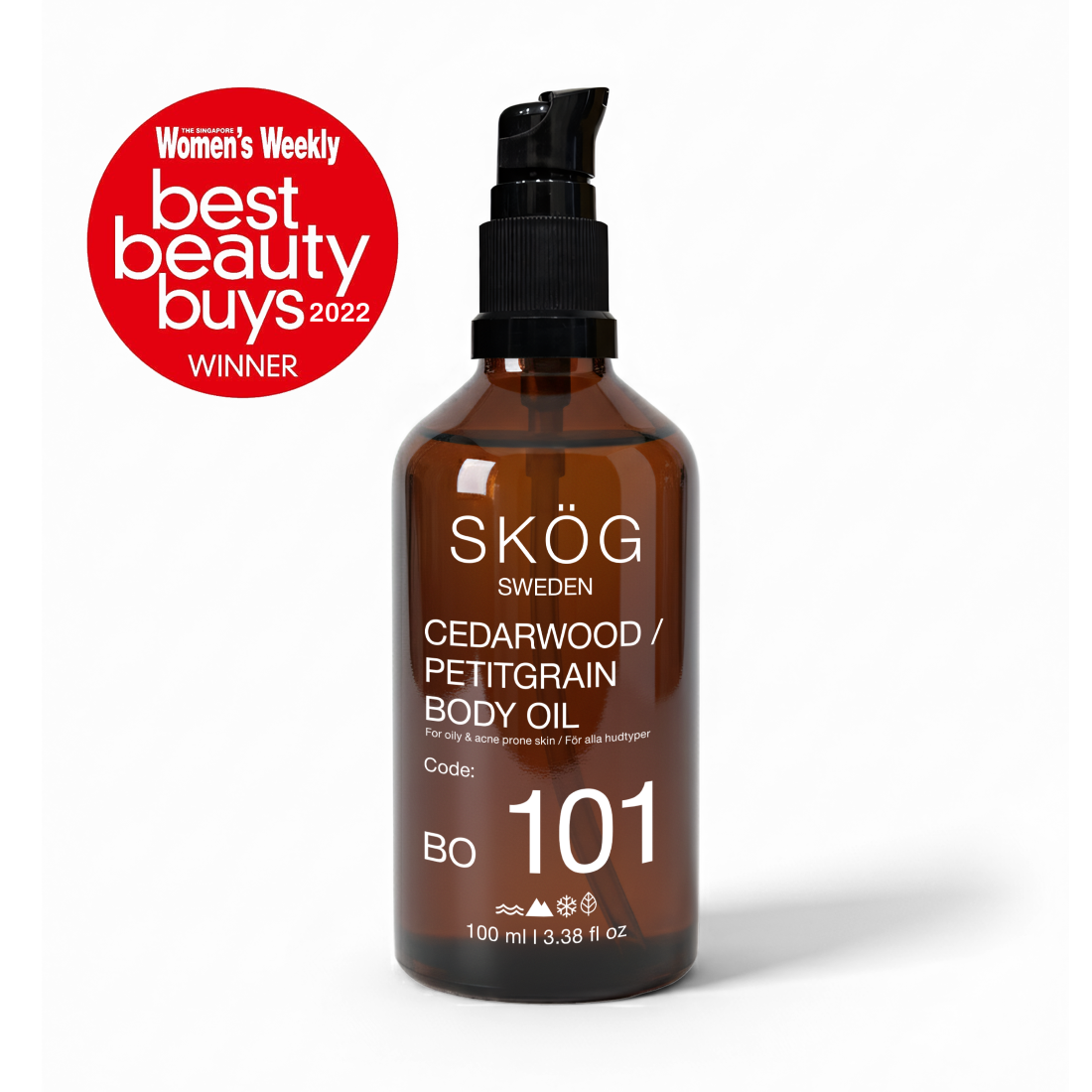 CEDARWOOD / PETITGRIAN BODY OIL